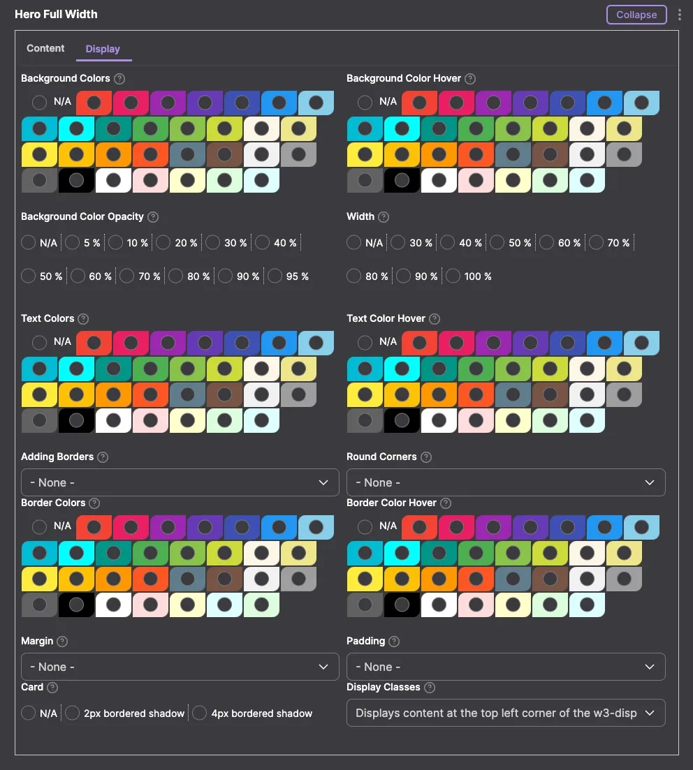 Hero Full Width